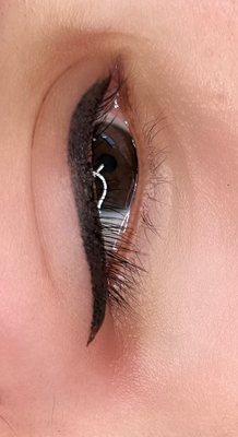 Permanent eyeliner