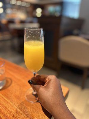 Bottomless mimosas