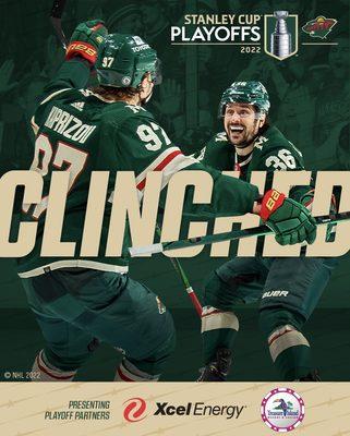 The Wild cliched a playoff spot on Monday, April 18, 2022!