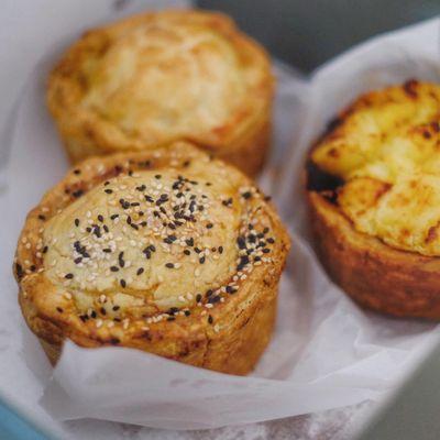 chicken leek, cottage pie, and beef shin