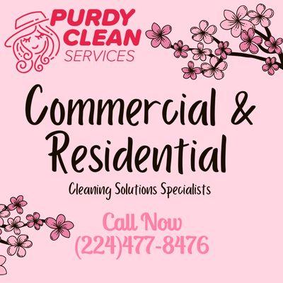 Keep your home, business and special events Purdy Clean!