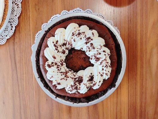 Chocolate Espresso Chess Pie