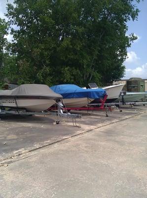 Boat Parking Area.