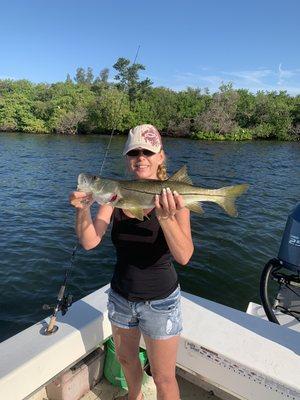 One of many Snook caught today!