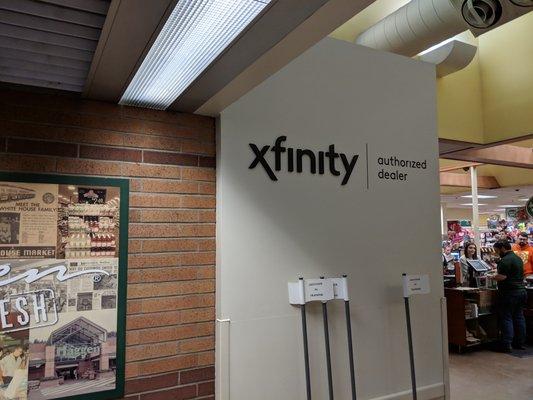 Xfinity Retail Store inside Haggen