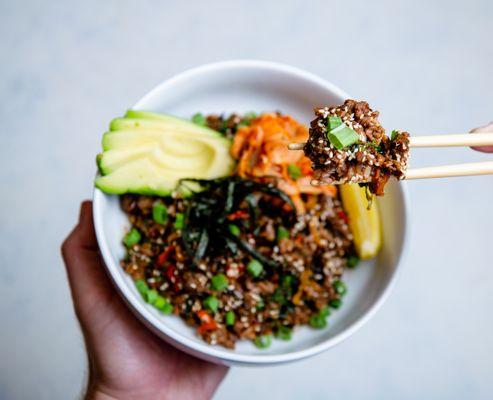 Avocado Bulgogi Bowls