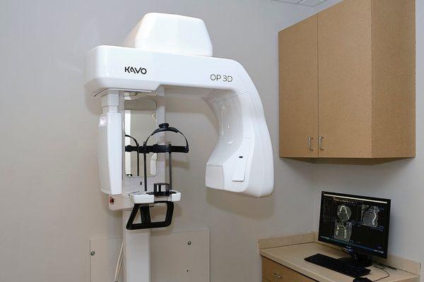 We have the most up to date technology including a CBCT or 3D xray