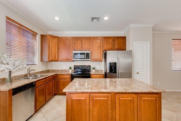 Nicely upgraded kitchen