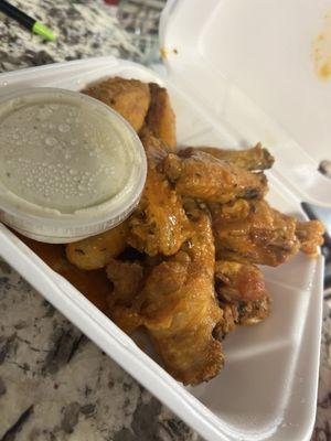 Buffalo Garlic Wings