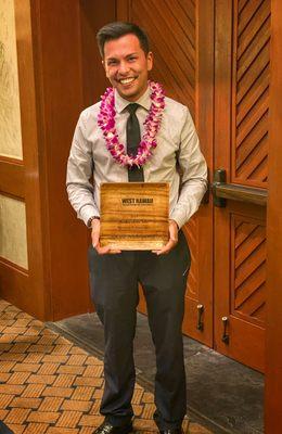 Kyle Nishiyama R(S) awarded West Hawaii Association of REALTORS 2019 Rookie of the Year!