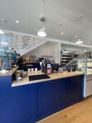 Menu and front counter