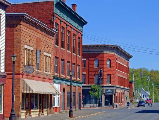 Pretty Victorian Down Town, Houlton Maine.