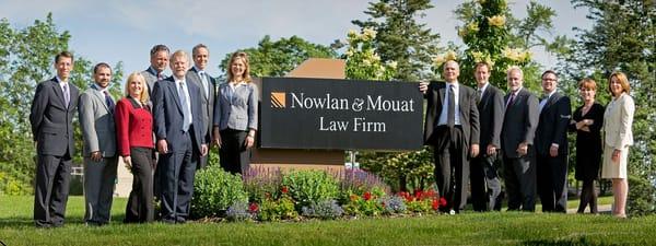 Staff and associates of Nowlan & Mouat LLP in Janesville, Wisconsin