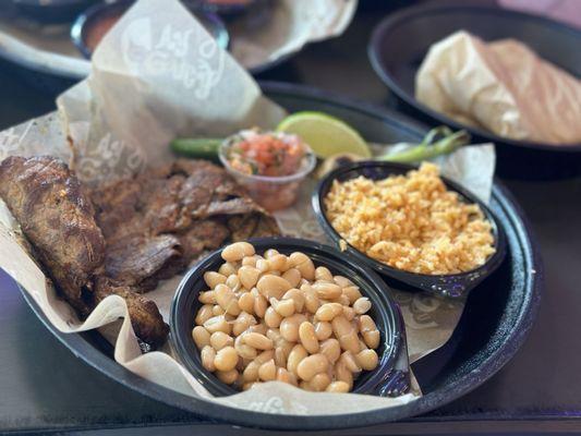 Carne Asada Plate