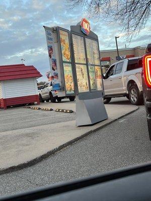 Drive thru which is always hopping