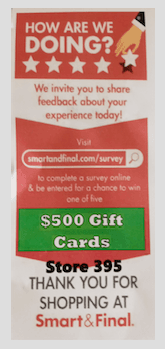 Just added my feedback to be entered to win a $500 Gift Card. Wish me luck!