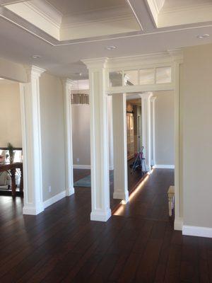 Moulding install & hardwood floors