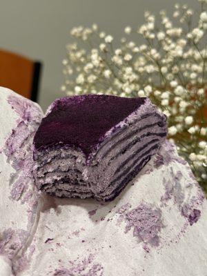 Ube Crepe Cake