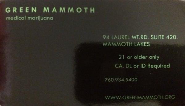 Keeping Mammoth Green