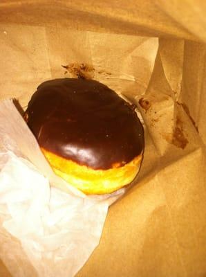 My free boston cream w/ large $1 iced tea. Happy national donut day!