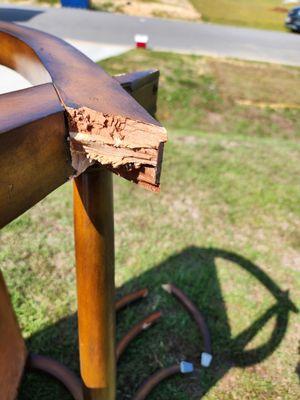 Leg of Maitland-Smith Desk