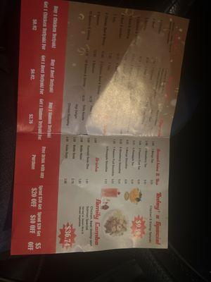 Bullshit menu