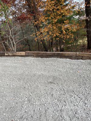 Finished parking pad in Ellijay, GA