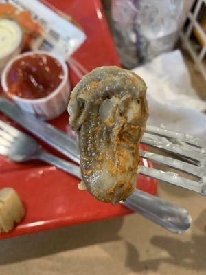 Steamed Oysters from steamed seafood platter