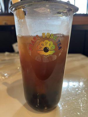 Huckleberry with double boba