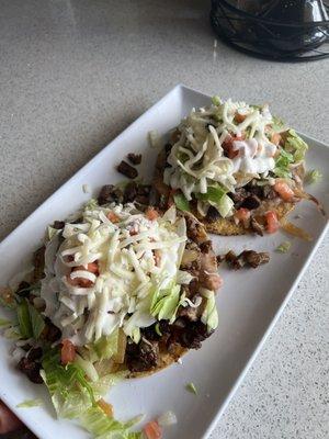 Steak tostadas