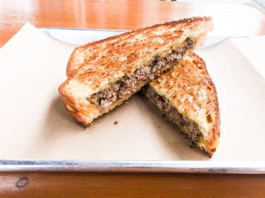 Caramelized Onion Patty Melt