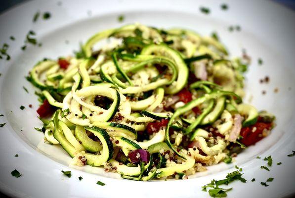 Vegan zucchini pasta - epic!