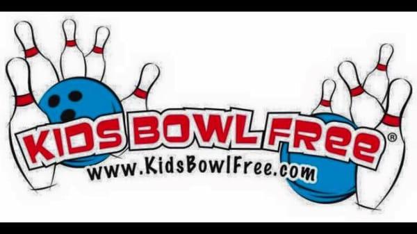 We are excited to announce we are an official "kids bowl free" participating center.