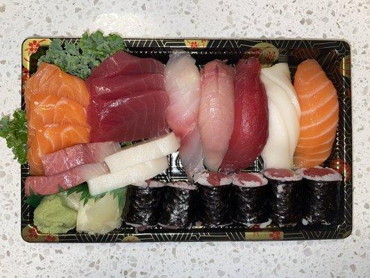 Sushi & Sashimi Combo For 1