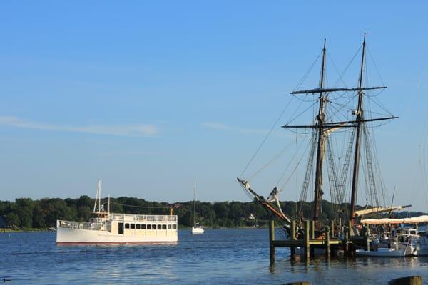 River Packet and Schooner Sultana in Chestertown, Maryland