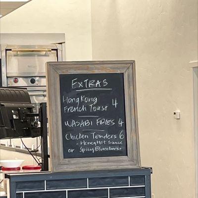 Extra menu