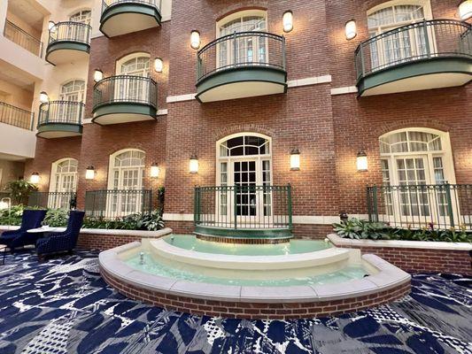 Lobby water feature