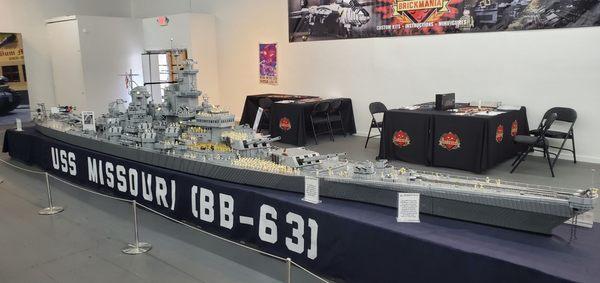 USS Missouri out of bricks!