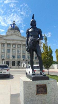 Chief Massasoit Statue at the Utah State Capitol