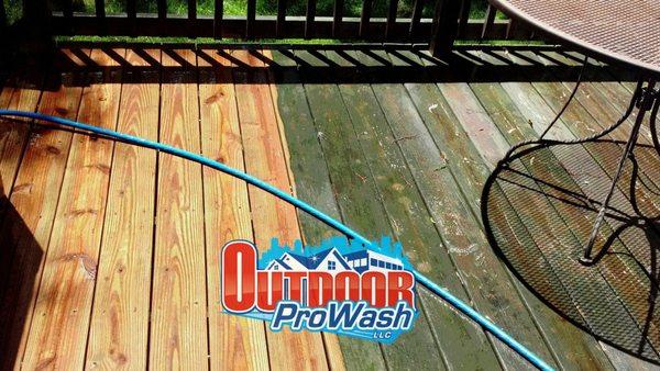 Deck Power Washing