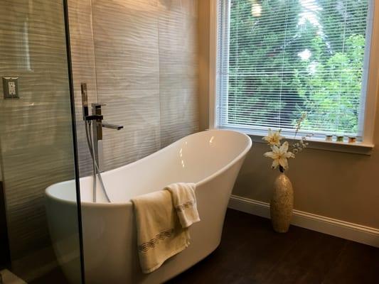 Master bathroom remodeled. Many thanks to Beltway Kitchen & Bath!