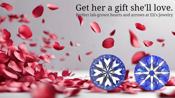 Precise round cut diamonds in hearts and arrows lab grown diamonds with GIA grading report. From 1.25cts and up. 
 Simple perfect cut !