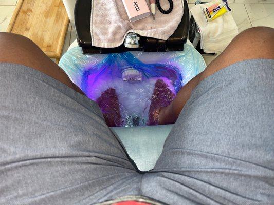 Getting my feet taken care of before training camp