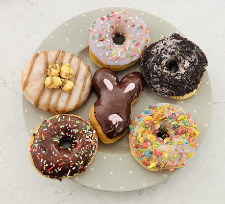 Assorted "fancy" donuts