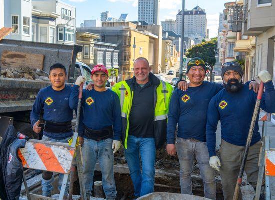 Sewer and house trap replacement in Nob hill