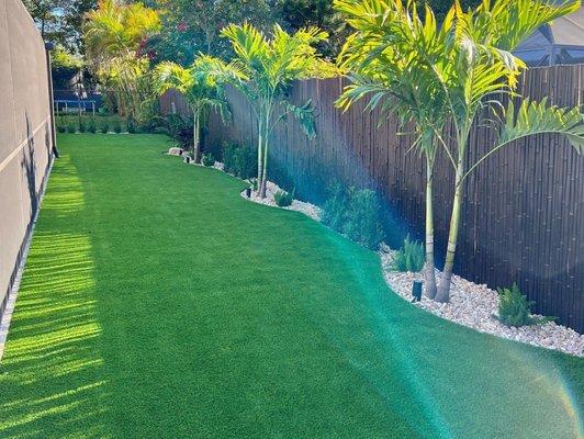 Artificial Turf & Landscaping all done by AMKO LAWN & LANDSCAPING