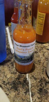 Dad's Peach Blossom Jalapeno sauce