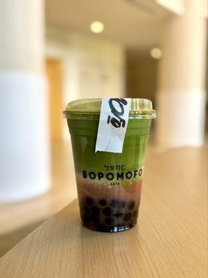 Ba-la Matcha with Boba