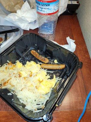 Rotten sausage cooked up and served to me as a take out order. Pretty disgusting.