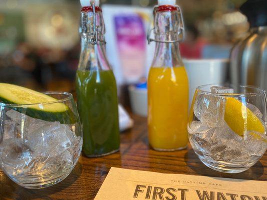 Vodka Kale Tonic and Morning Glory